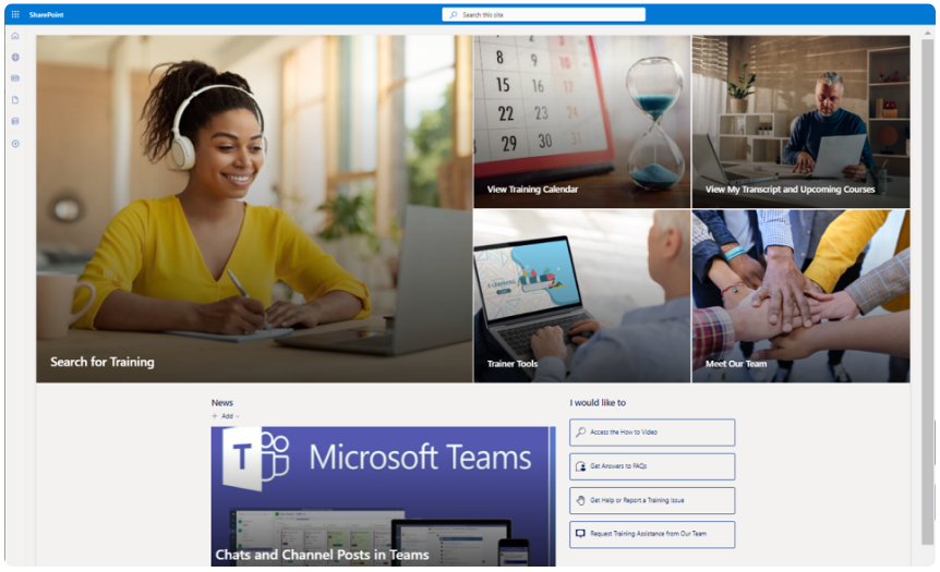 UCare SharePoint before usability test